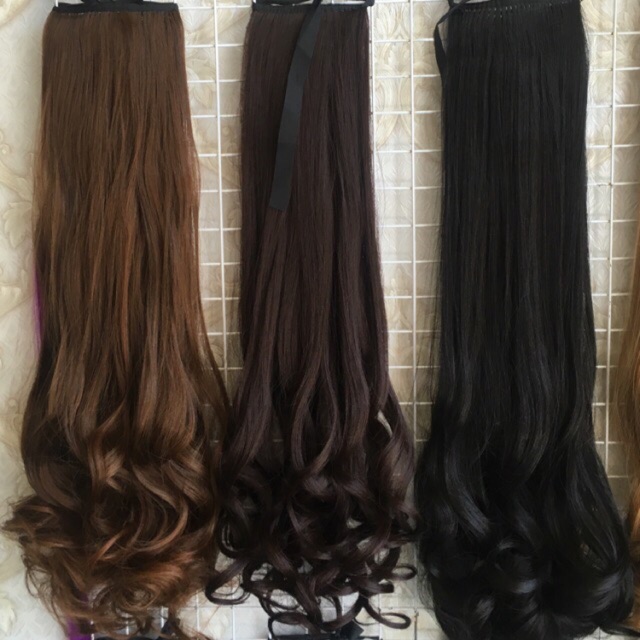 Cột xoăn đuôi dài 60cm