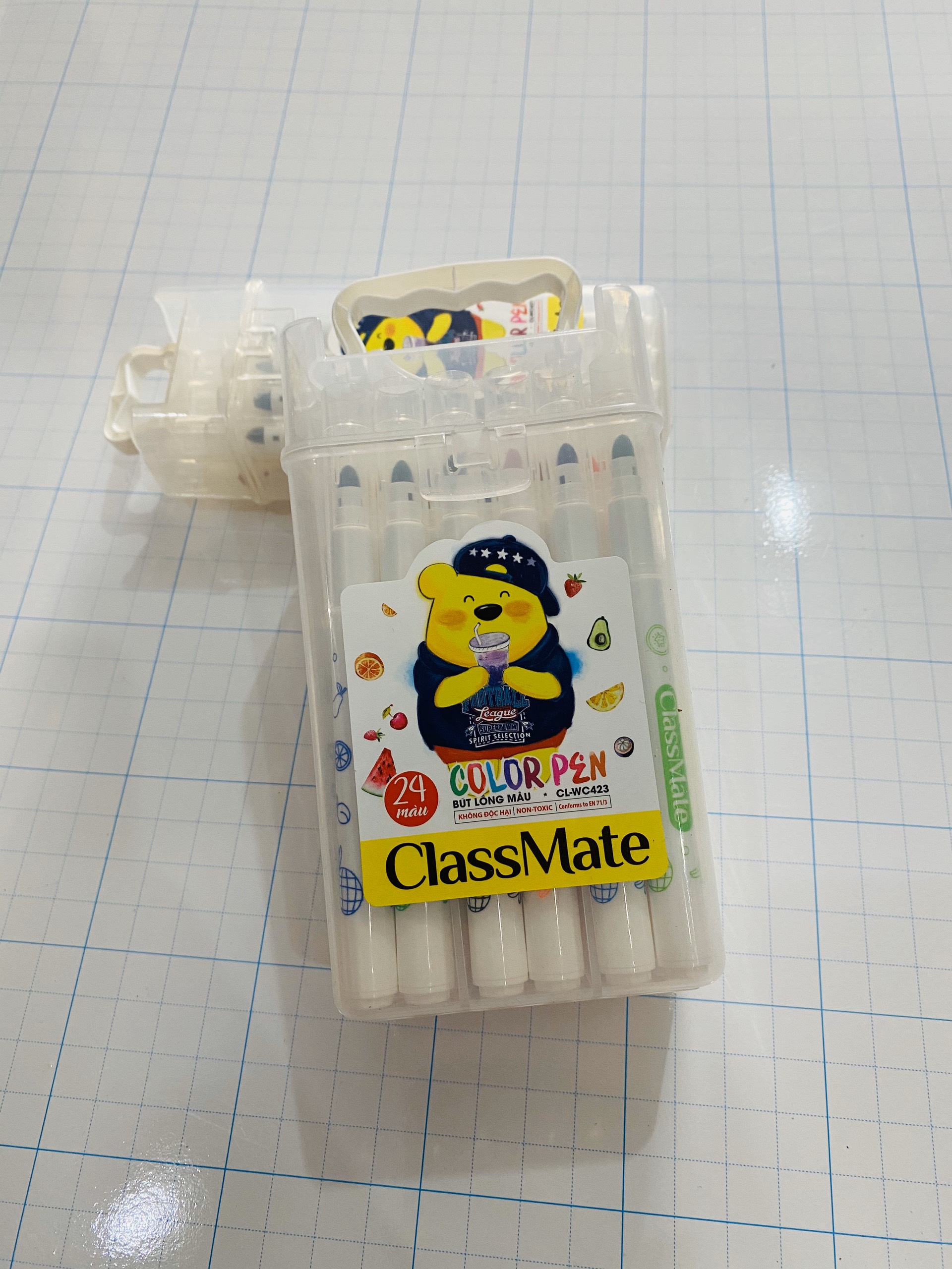 HỘP BÚT LÔNG MÀU 24 MÀU CLASSMATE WC 423