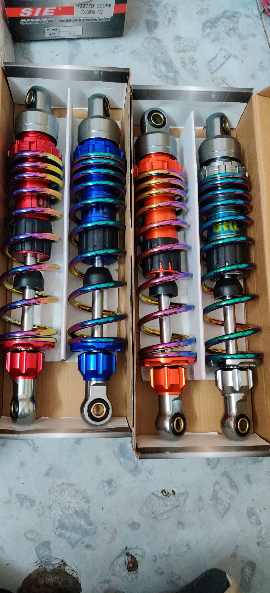 [HCM]phuộc ohlins lò xo titan (33cm) gắn wave dream elegant spark....