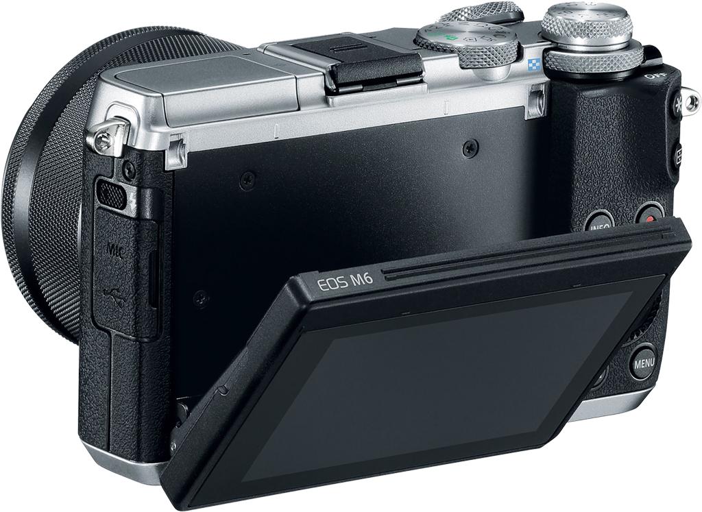 [Trả góp 0%]MÁY ẢNH CANON EOS M6 + LENS KIT 15-45MM - Bạc (Lê Bảo Minh)