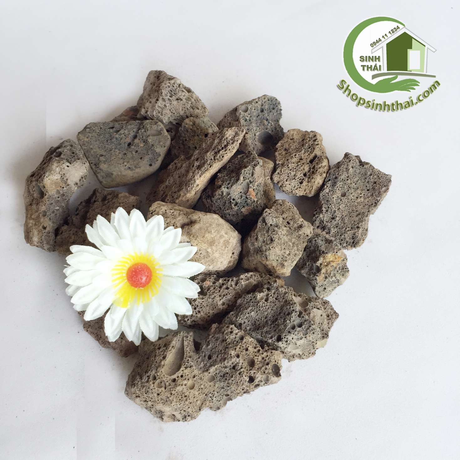 [HCM]1kg Đá nham thạch núi lửa - vật liệu lọc trang trí bể cá
