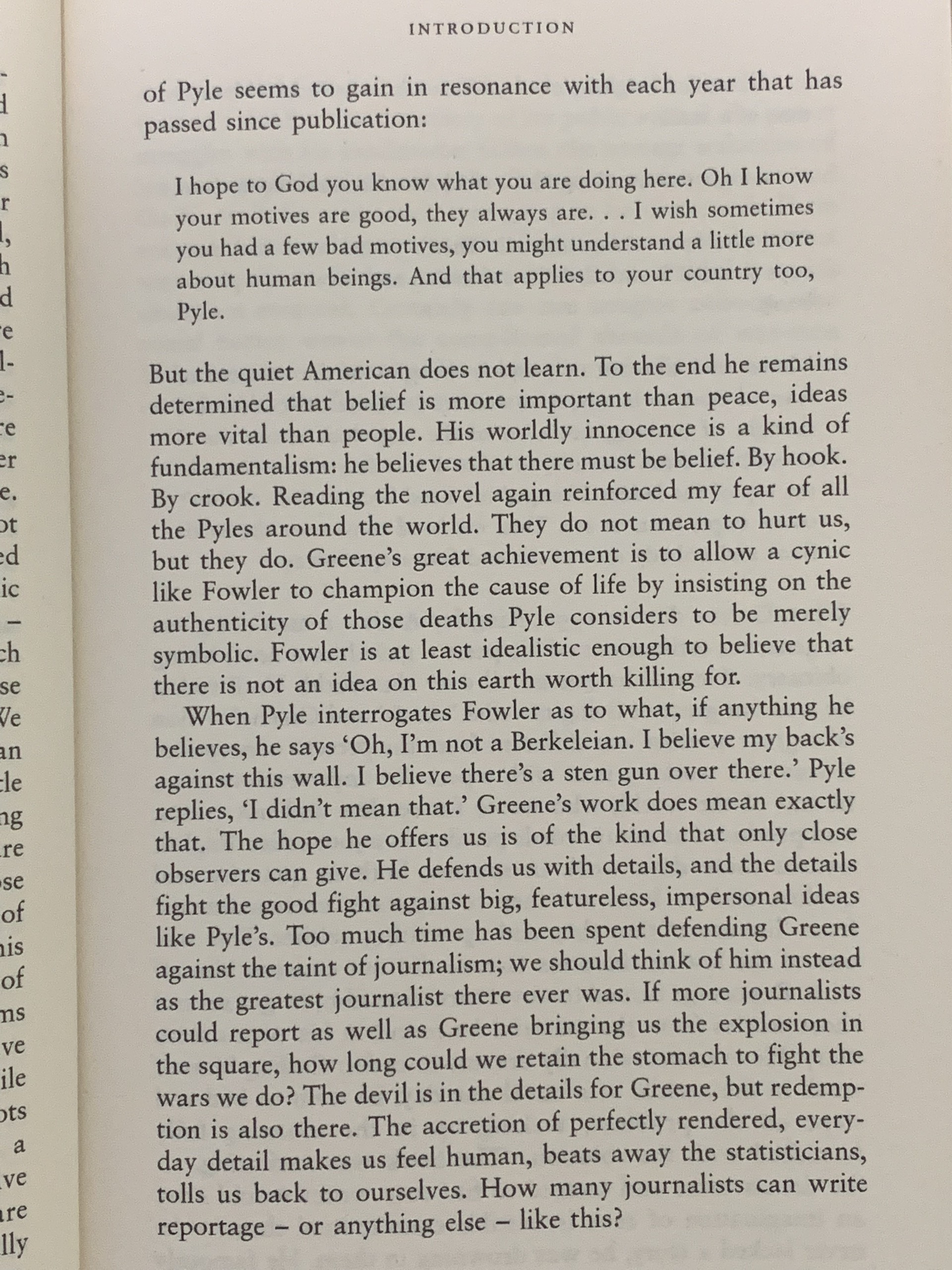 The Quiet American ( Graham Greene )