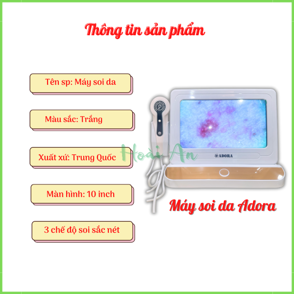 Máy soi da Adora màn hình 10 inch cho spa | Máy soi da spa