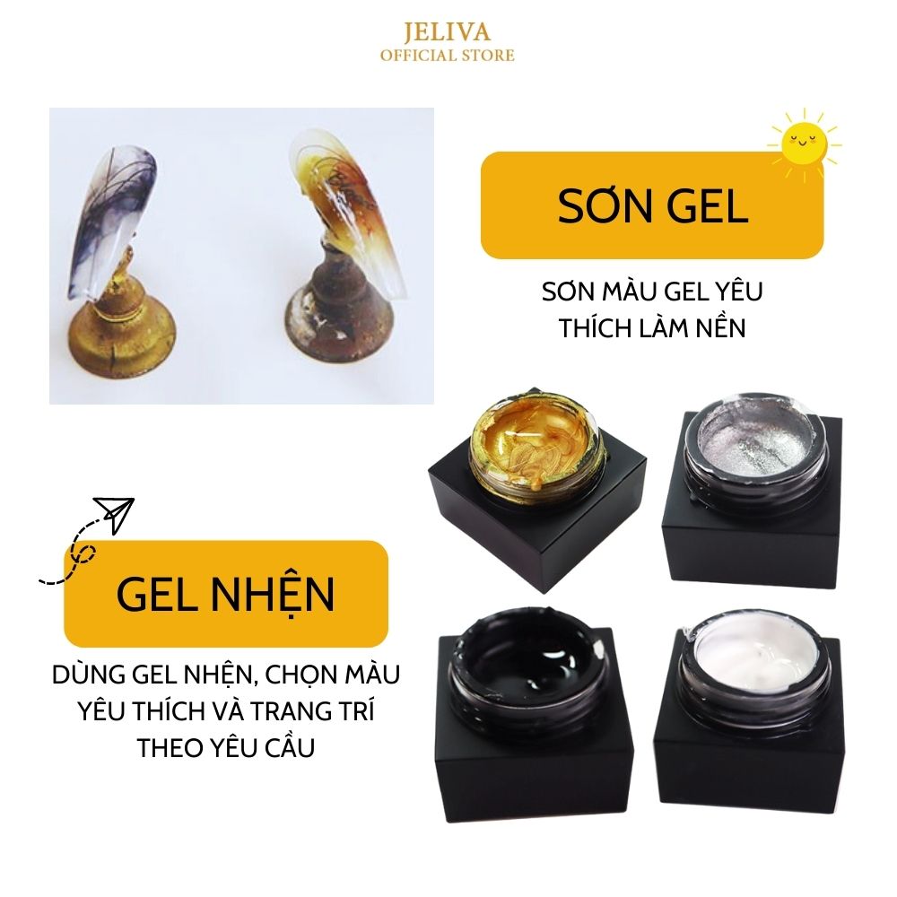 Gel nhện nail JELIVA siêu dai 8g