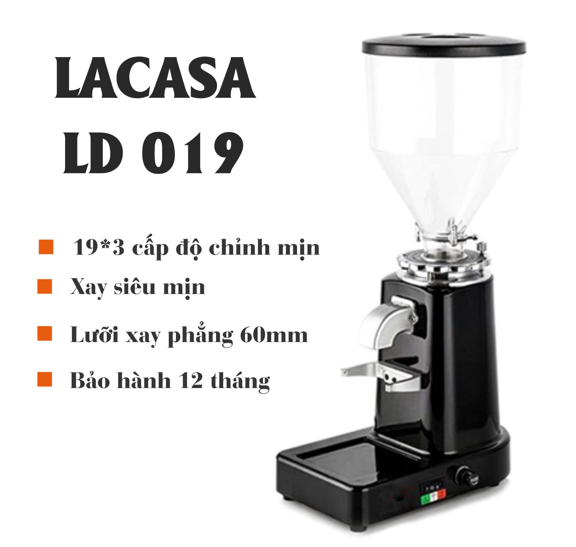 Máy xay cà phê espresso LaCasa LD 019
