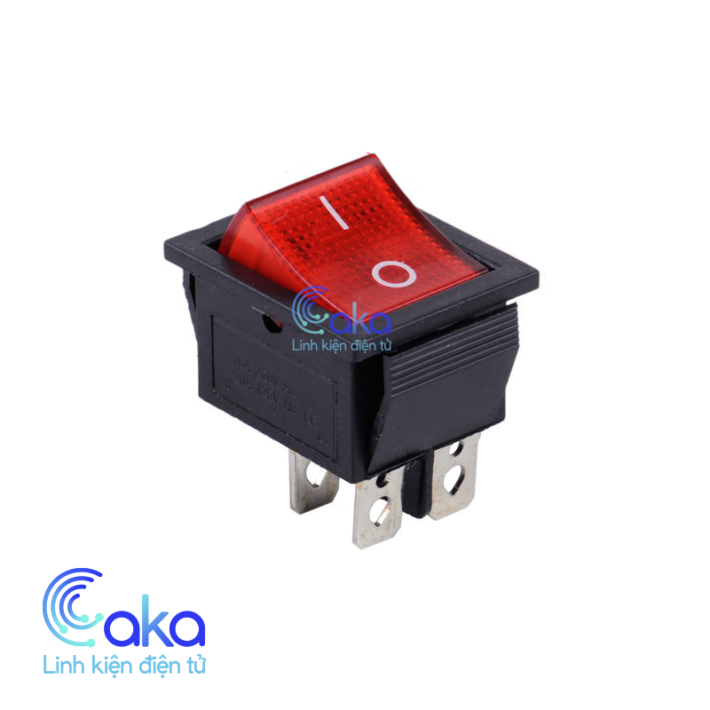 Công tắc bập bênh kcd4 16a 250v 4 chân