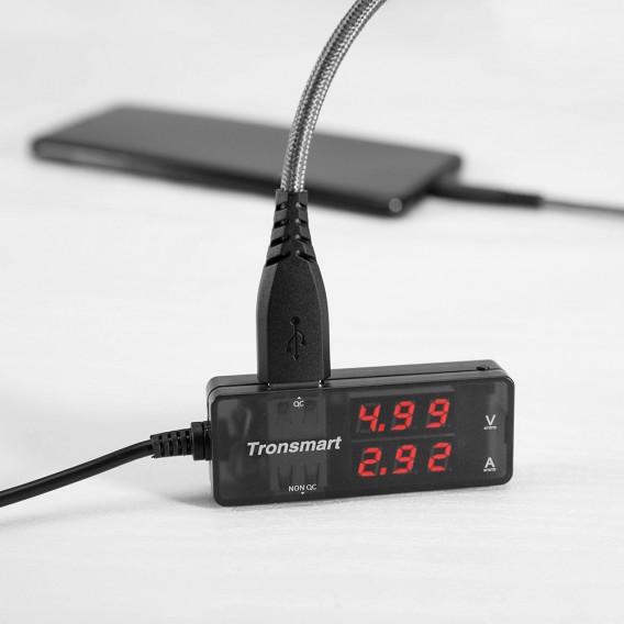 Cáp sạc TRONSMART TAC USB-C to USB-A 3.0 (độ dài từ 1m - 1.8m)