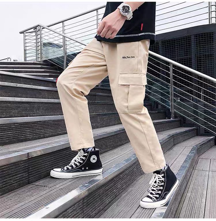 [HCM]Quần jogger kaki nam nữ lưng thun LV05