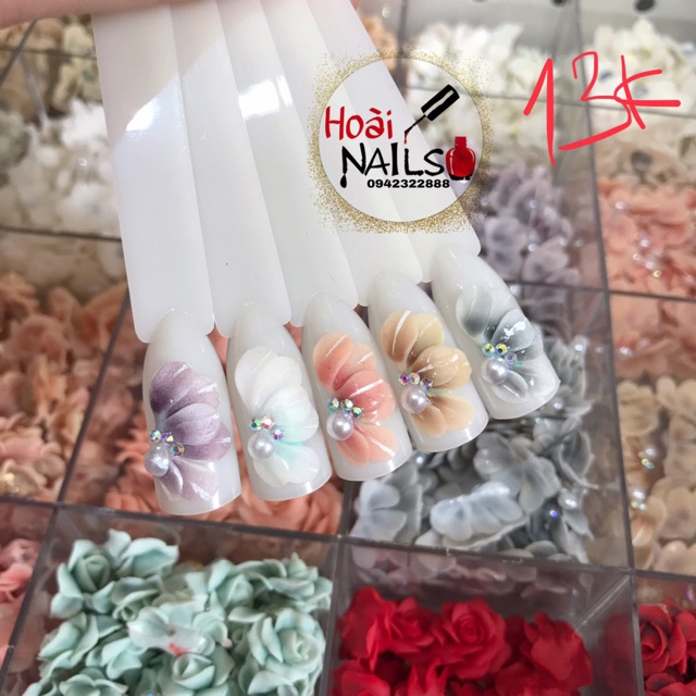 Cúc ruby (1b) Phụ kiện Nail
