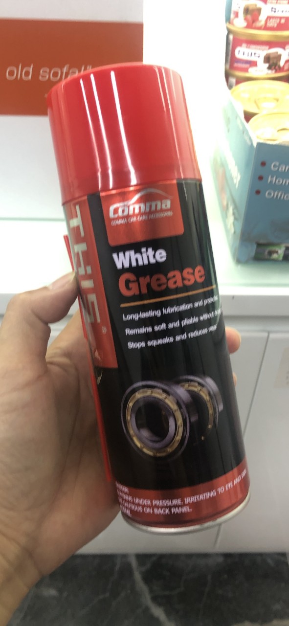 White lithium grease mỡ bôi trơ sên cho xe máy và các cơ cấu cơ khí