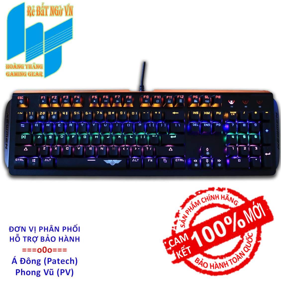 Bàn phím cơ Newmen GM368 Mix led