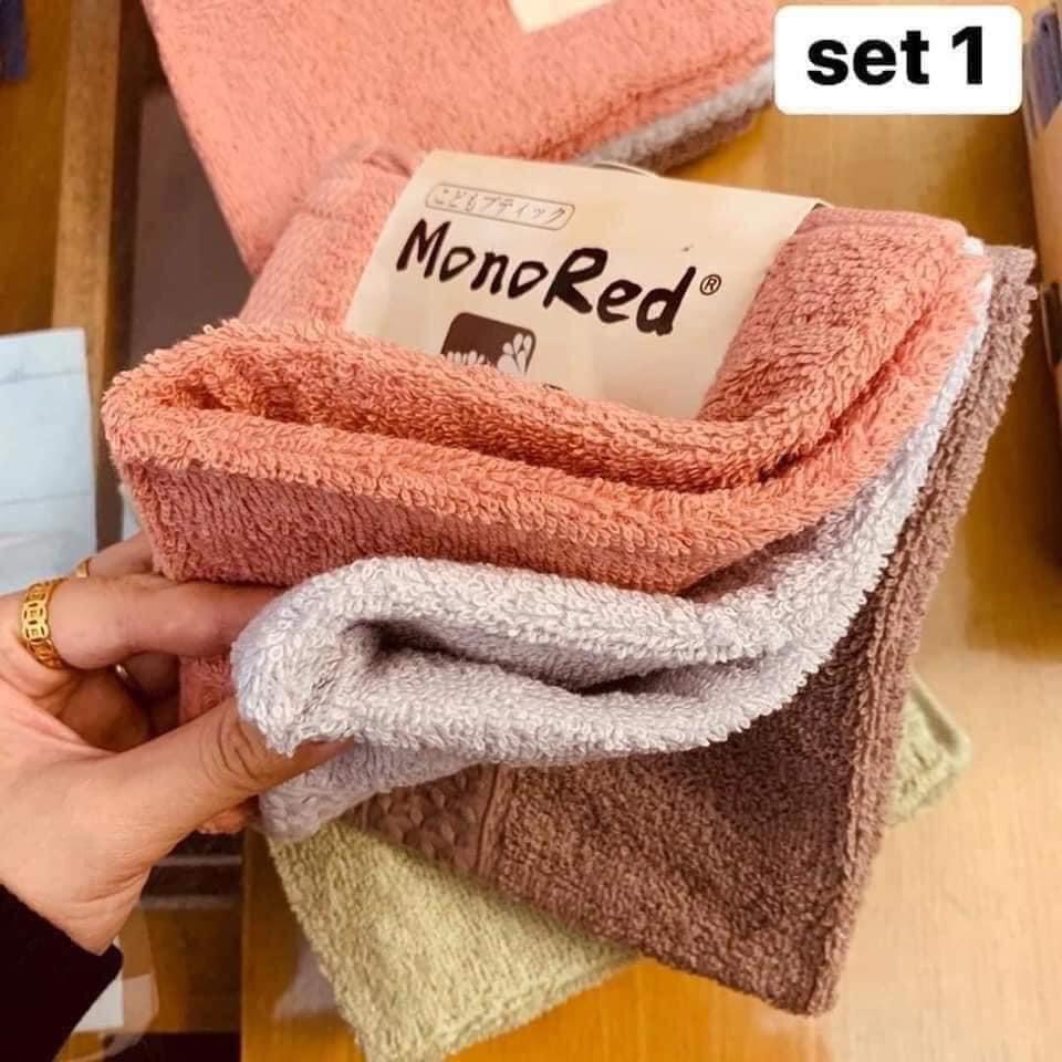 Set 3 khăn mặt xuất nhật - set 3 khăn mặt - khăn rửa mặt