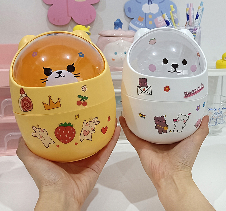 THÙNG RÁC ĐỂ BÀN MINI HÌNH THÚ