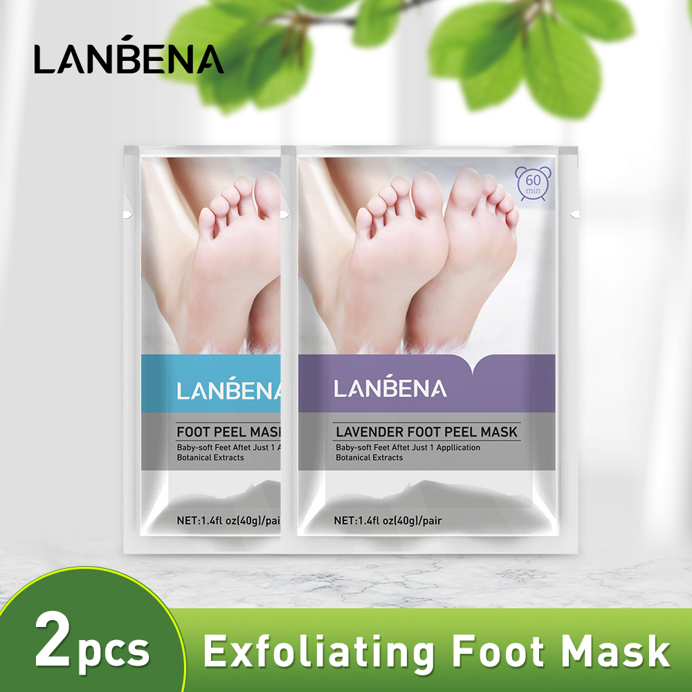 LANBENA Mặt nạ lột da chân tẩy tế bào chết Giảm vết chai và nứt gót ...