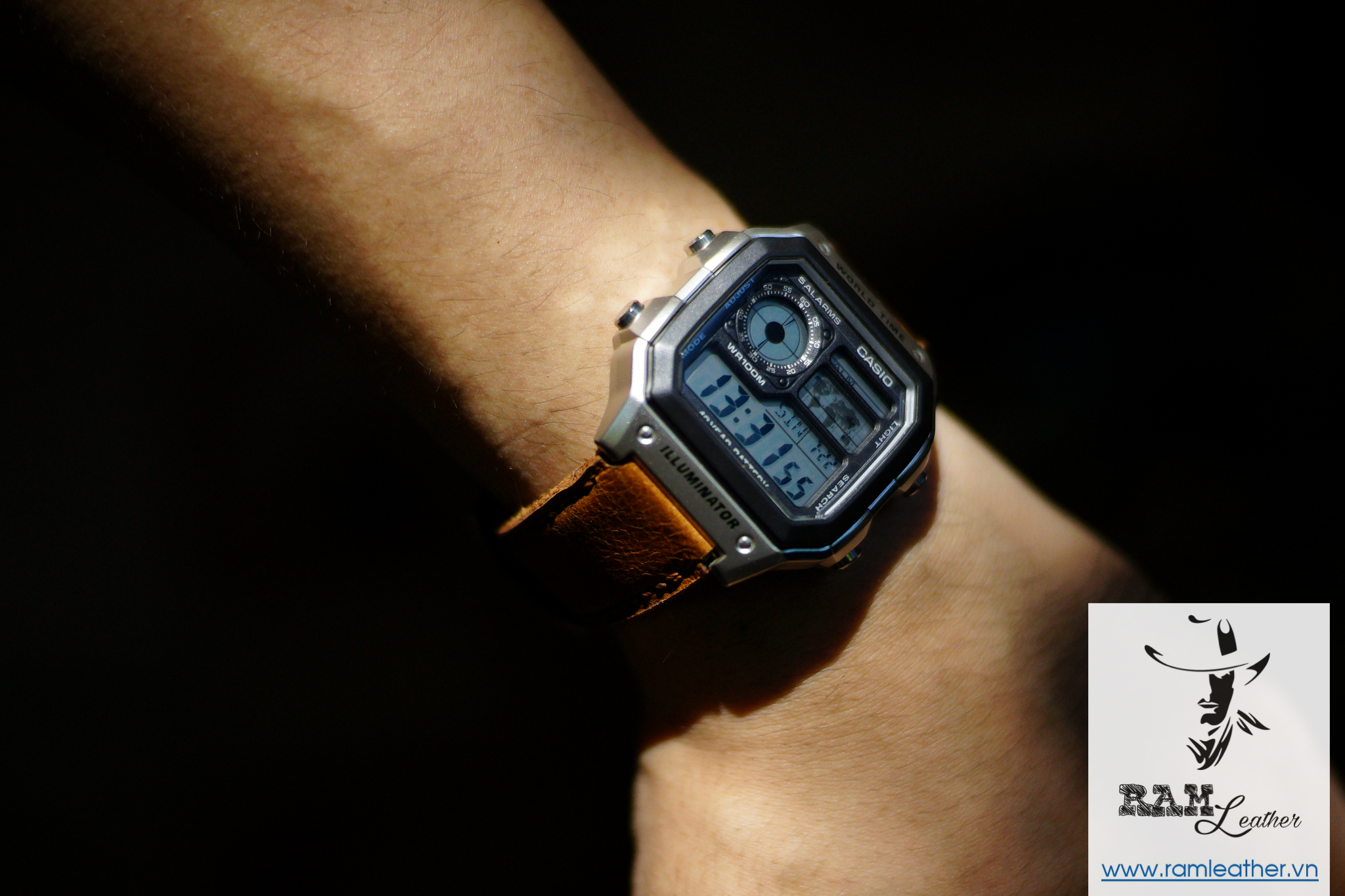 WATCH STRAPS DOUBLE COW LEATHER REAL