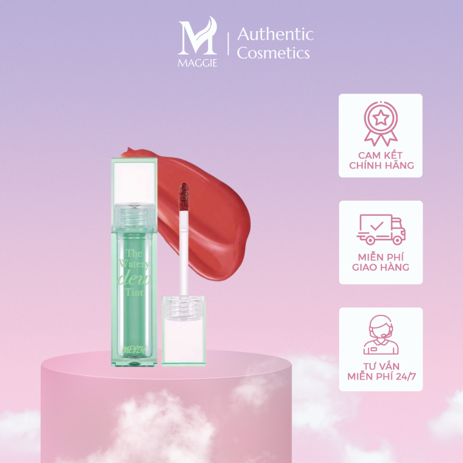 Son tint merzy the watery dew tint 3 - màu xanh ngọc