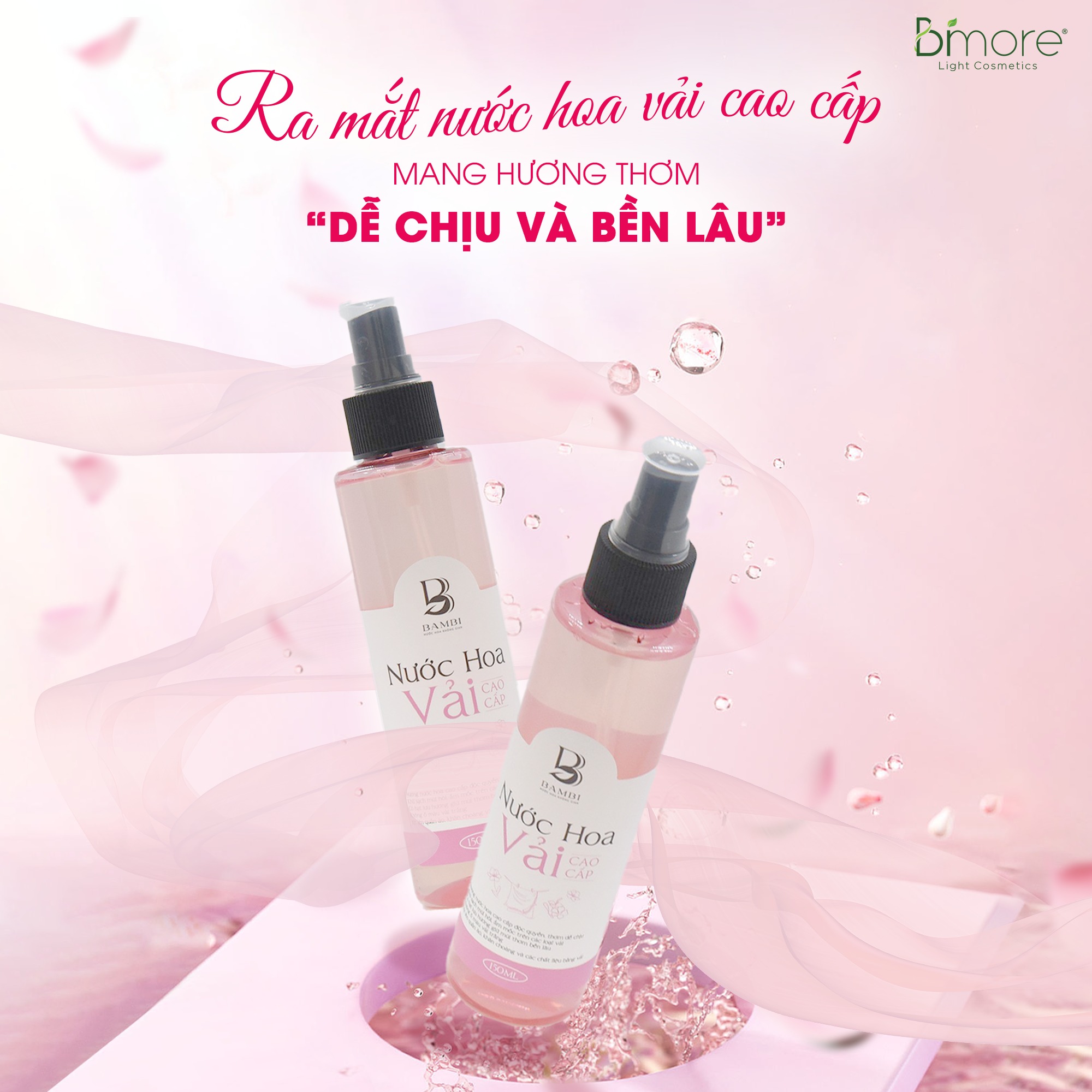 Nước hoa vải lưu hương cao cấp_150ml
