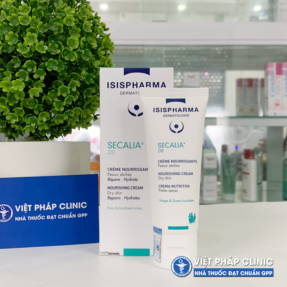 Kem dưỡng ẩm cho da khô, da chàm, nhạy cảm, kích ứng mẩn đỏ - ISIS PHARMA SECALIA DS