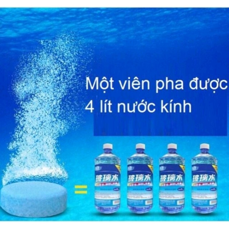 10 Viên sủi pha nước rửa kính xe ô tô