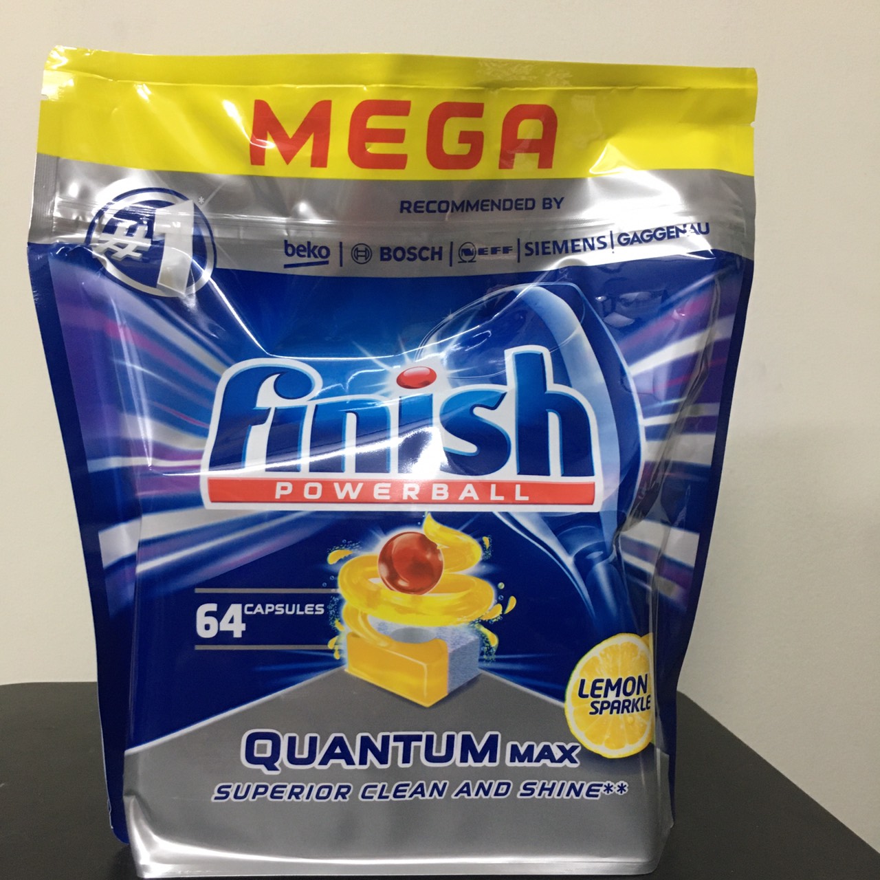 Viên rửa chén Finish Quantum 64 Viên , 60 viên