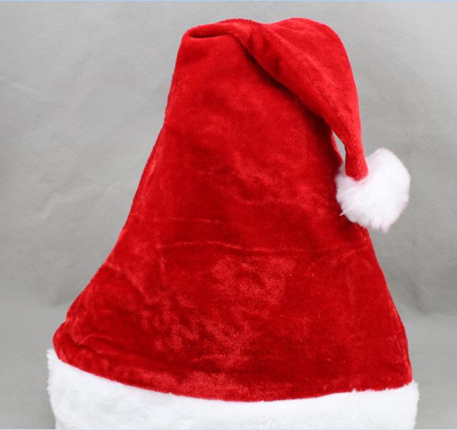 Mũ ông già Noel chất vải Nhung - Size trẻ em