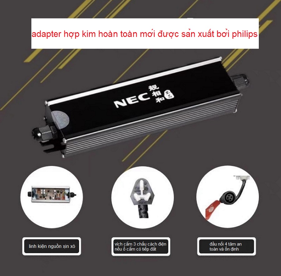 [HCM]ĐÈN CHÌM NEC TANNING CÁ RỒNG MÀU TRẮNG 128CM