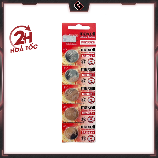 Pin Maxell CR2032/2025/2016/1632/1616/1620/1220/1216/2450/2430 Lithium 3 Volt - Hàng Chính Hãng
