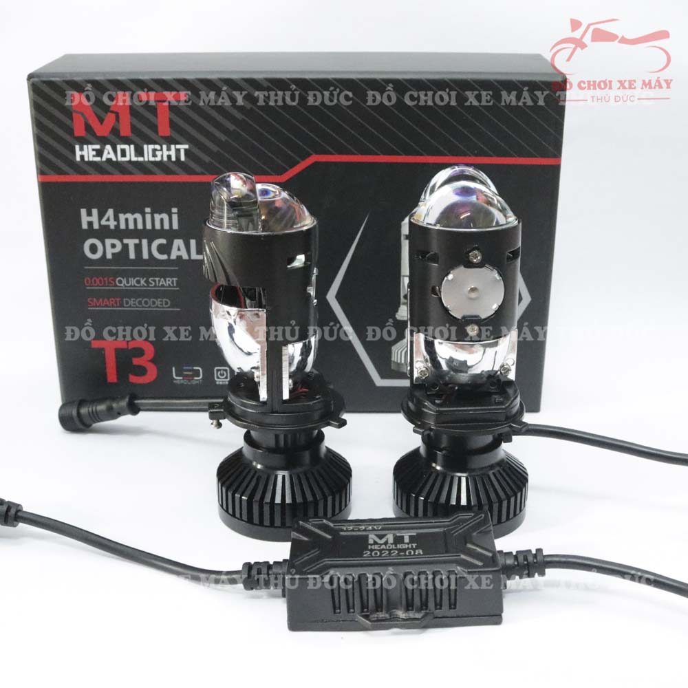 Bi Cầu led Mini T3 - Led Bi Cầu, Kính Tím