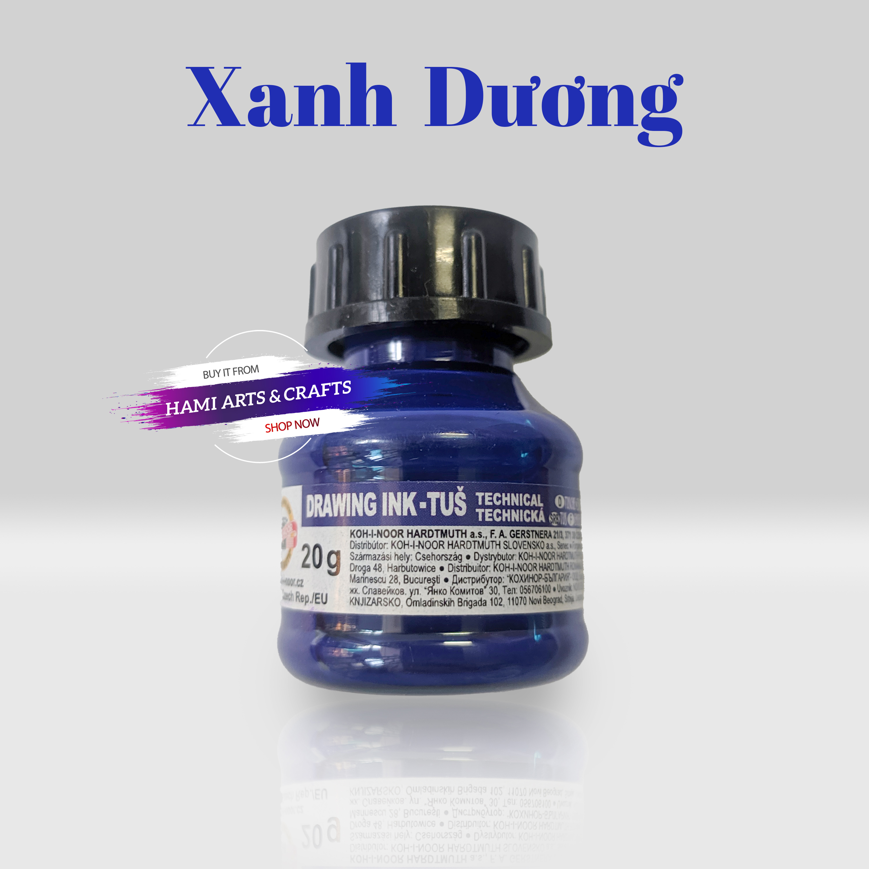 Mực kháng nước koh-i-noor hủ 20g
