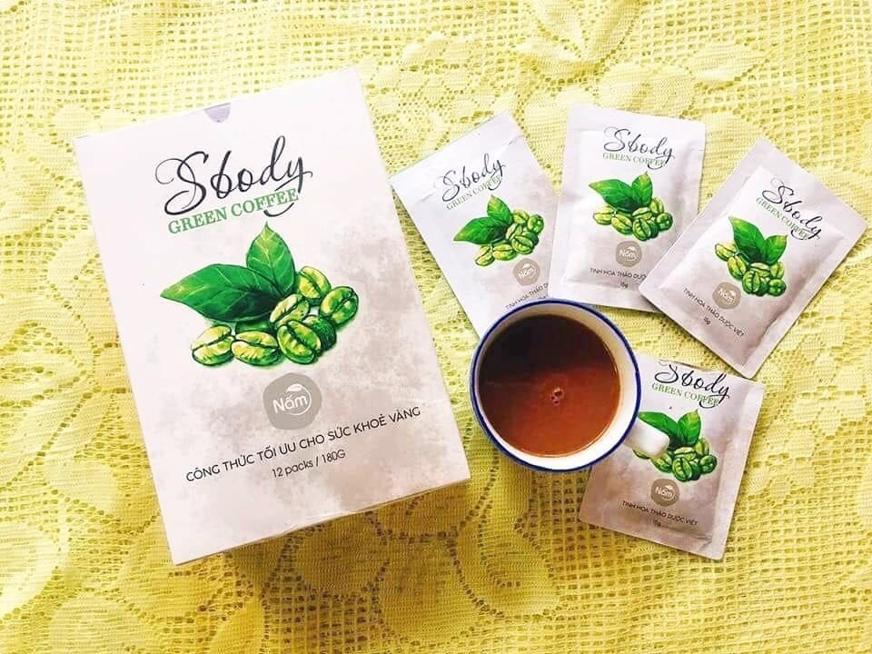 [HCM]Combo 5 hộp nấm sbody green coffee