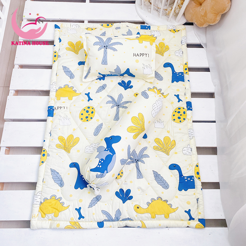 Free gift bag 80x120cm kindergarten kids pillow cushion set cool soft feel colorful cartoon close applique baby cushion cover