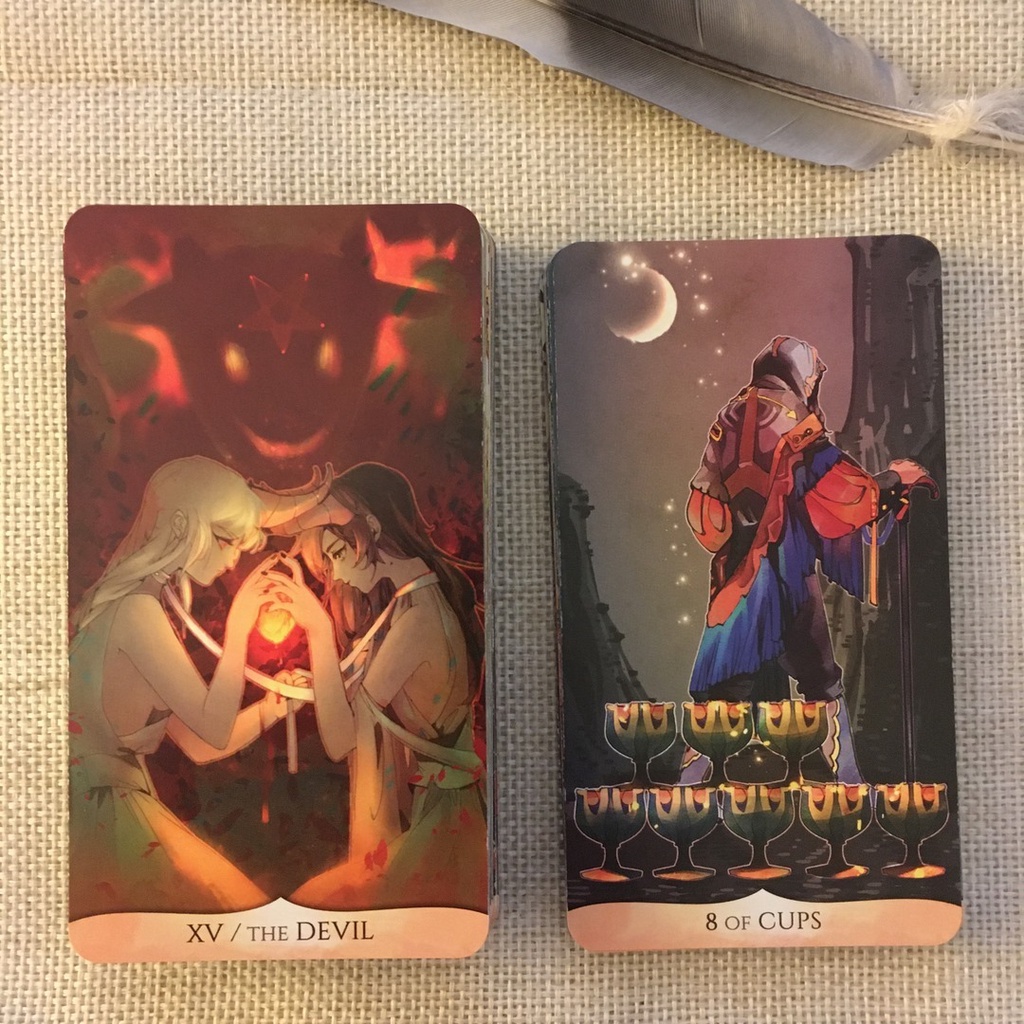 Bộ bài Traditional Manga Tarot Size Gốc