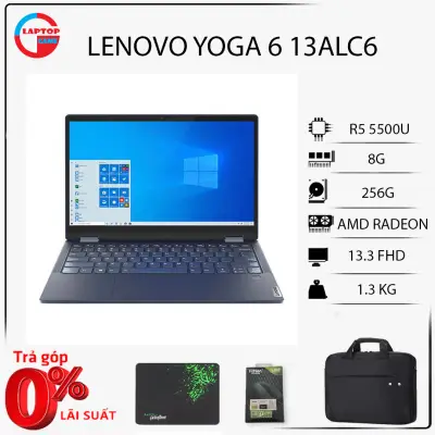 [Mới 100%] Lenovo Yoga 6 13ALC6 (Ryzen 5-5500U, 8GB, 256GB, Integrated, 13.3' FHD IPS Touch)