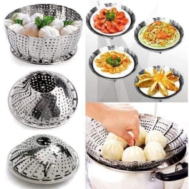 [SIÊU GIẢM] Vỉ hấp thực phẩm, vỉ hấp xôi inox cao cấp, vỉ hấp