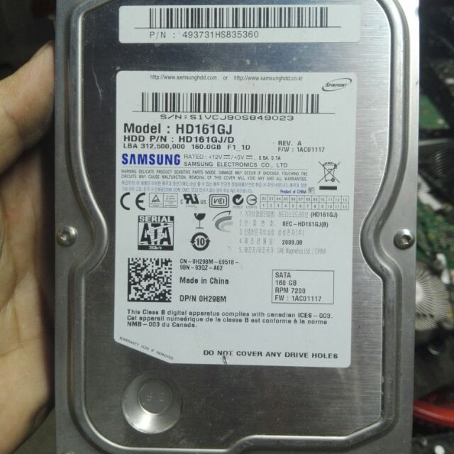 Ổ cứng 160g sức khỏe good dùng cho pc