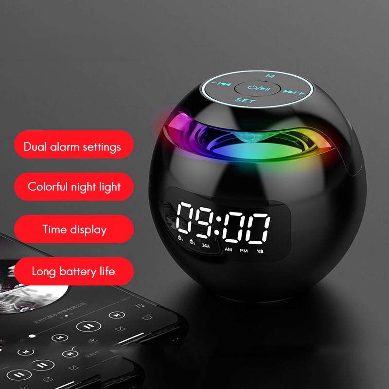 Loa trứng bluetooth 360 - model gs009 có đèn led