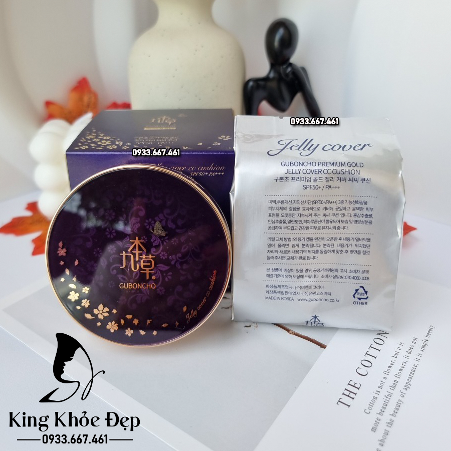 Phấn Nước Guboncho Jelly Cover CC Cushion