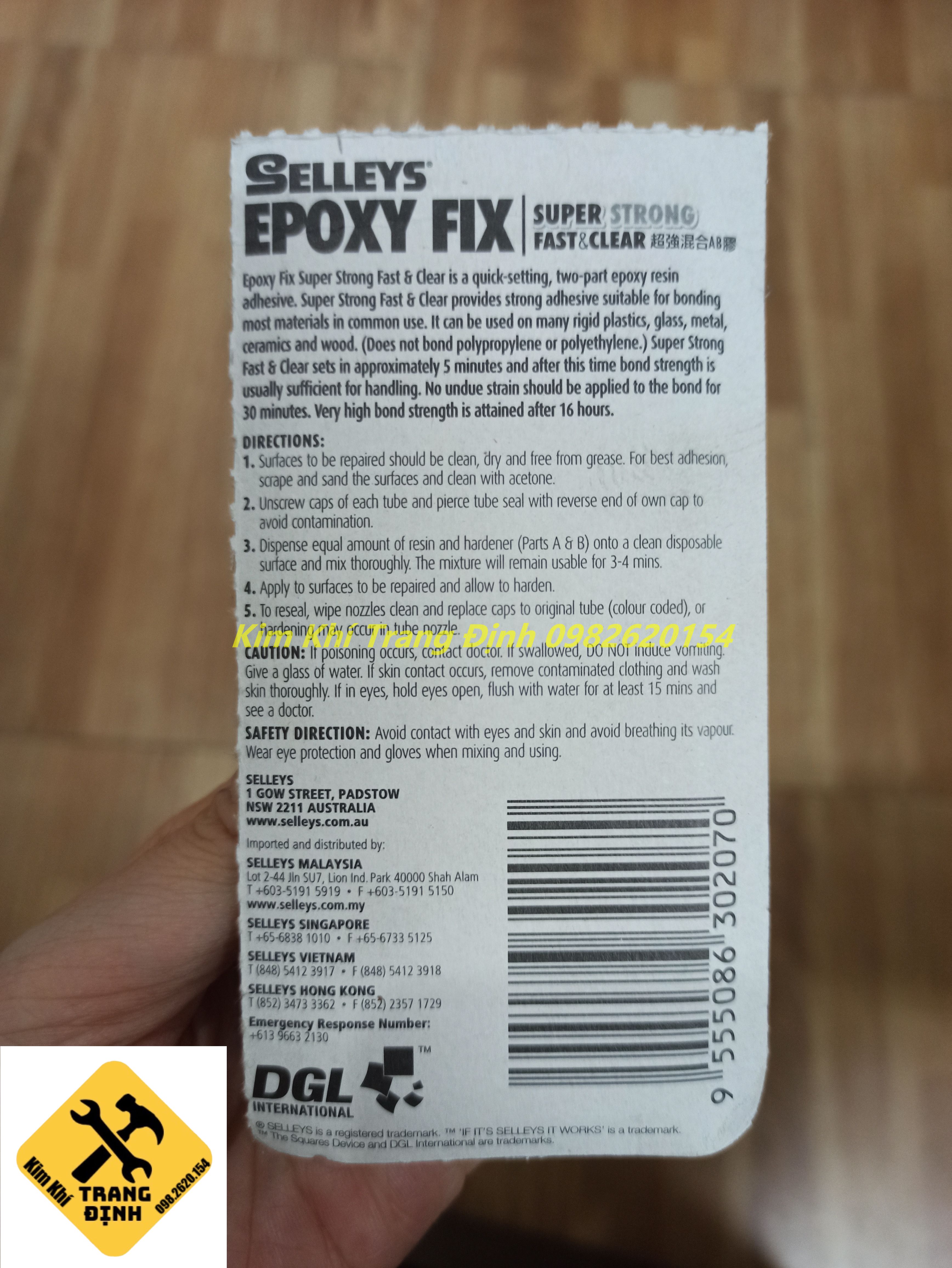 Keo dán đa năng Epoxy Fix Super Fast and Strong