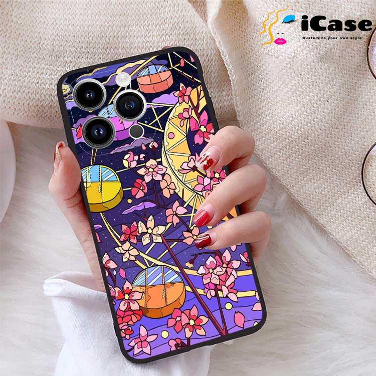 Ốp lưng iPhone 14 Pro viền dẻo TPU BST Purple