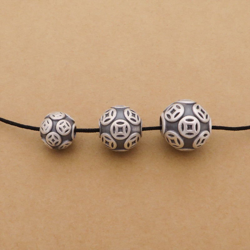 [S925] Charm bi bạc kim tiền - MH160