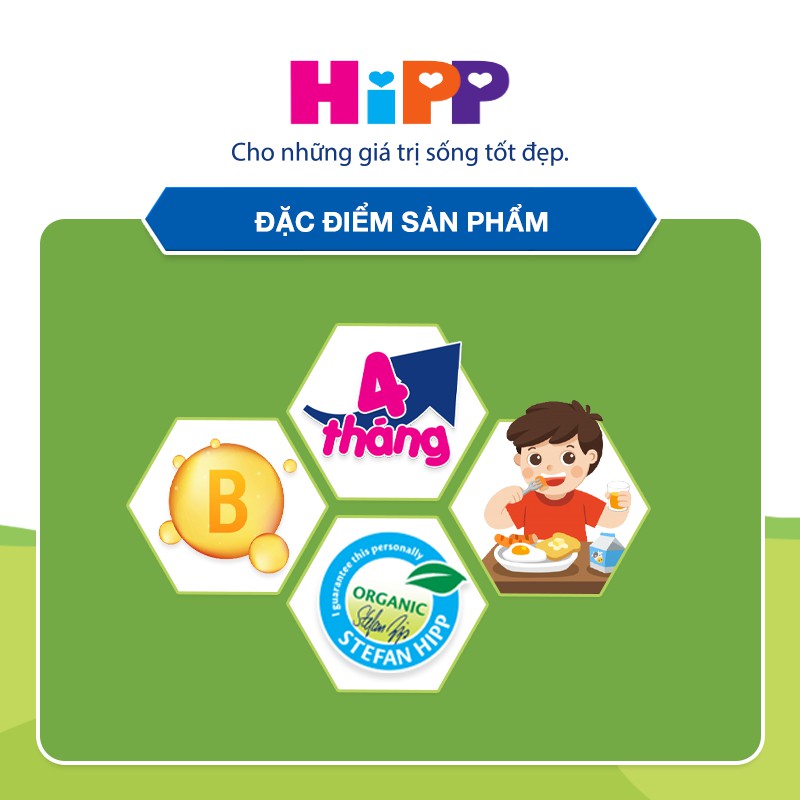Bột dinh dưỡng HiPP bắp non 200g Bột ăn dặm cho bé
