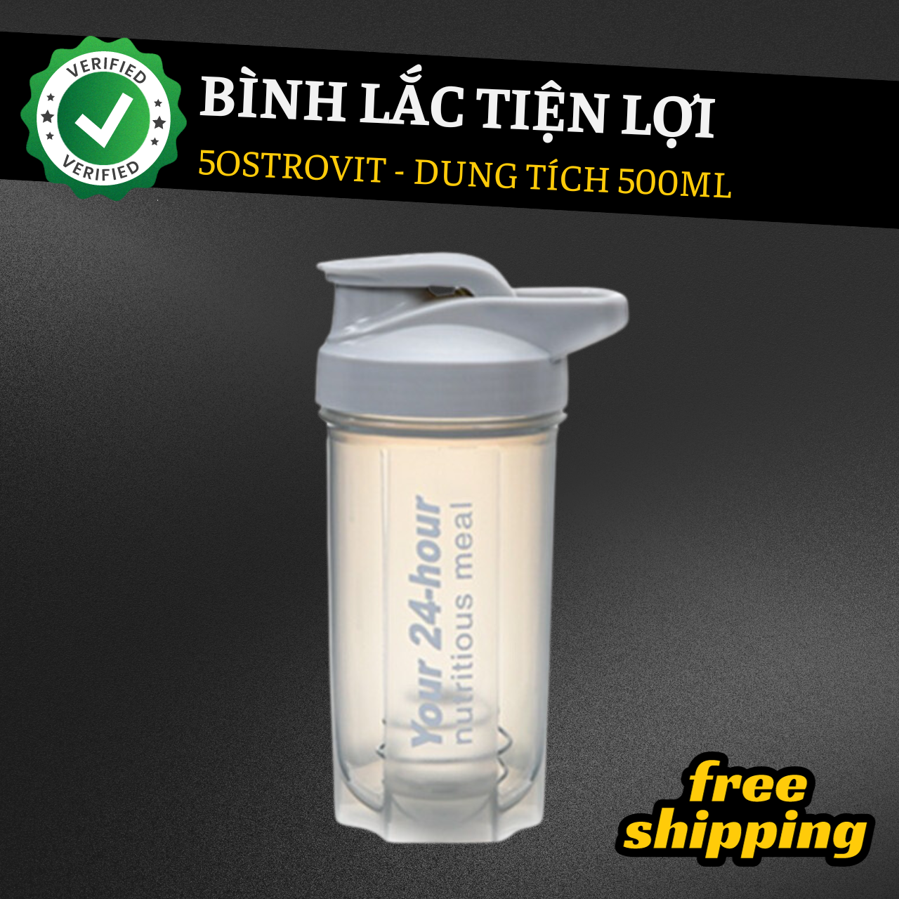 500ml shaker bottle