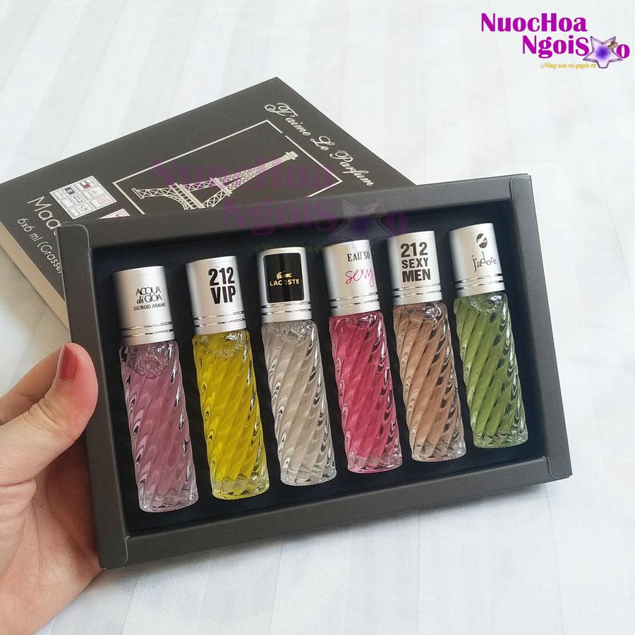 Nước hoa Pháp 6 chai - dạng lăn - FS Hồ Chí Minh
