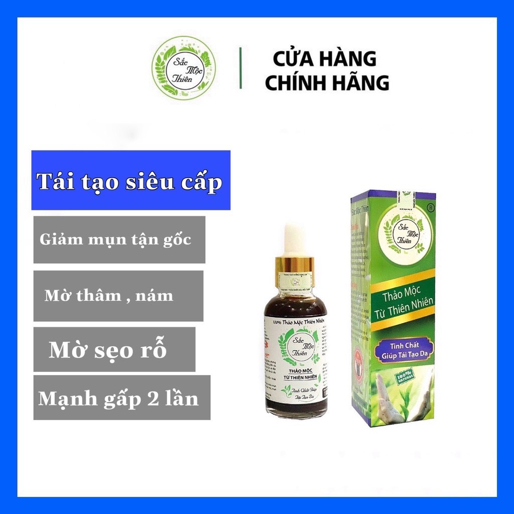 [HCM]Serum Tinh Chất Tái Tạo Siêu Tốc Dành Cho Da Lì Sắc Mộc Thiên - Cải Thiện Mụn Thâm - Sẹo Rỗ - Nám Tàn Nhang