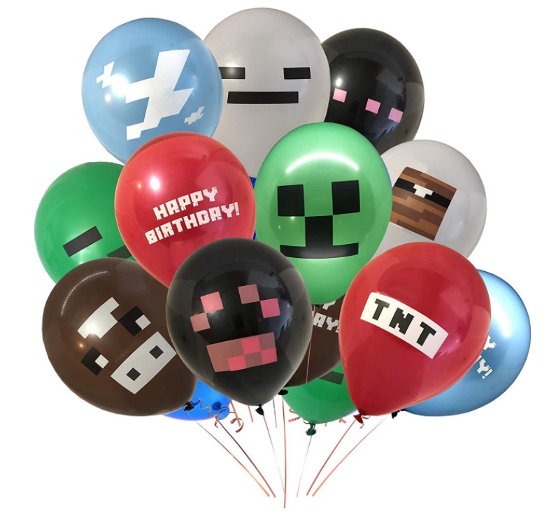 [HCM]Combo 24 bóng bay Minecraft dễ thương