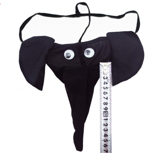Quần lót vòi voi gợi cảm độc đáo cho nam - Màu đen