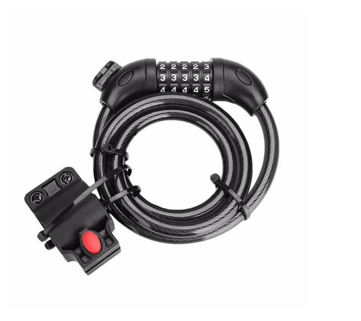 [HCM] Ổ Khóa dây xe đạp xe máy 5 số dài 12m