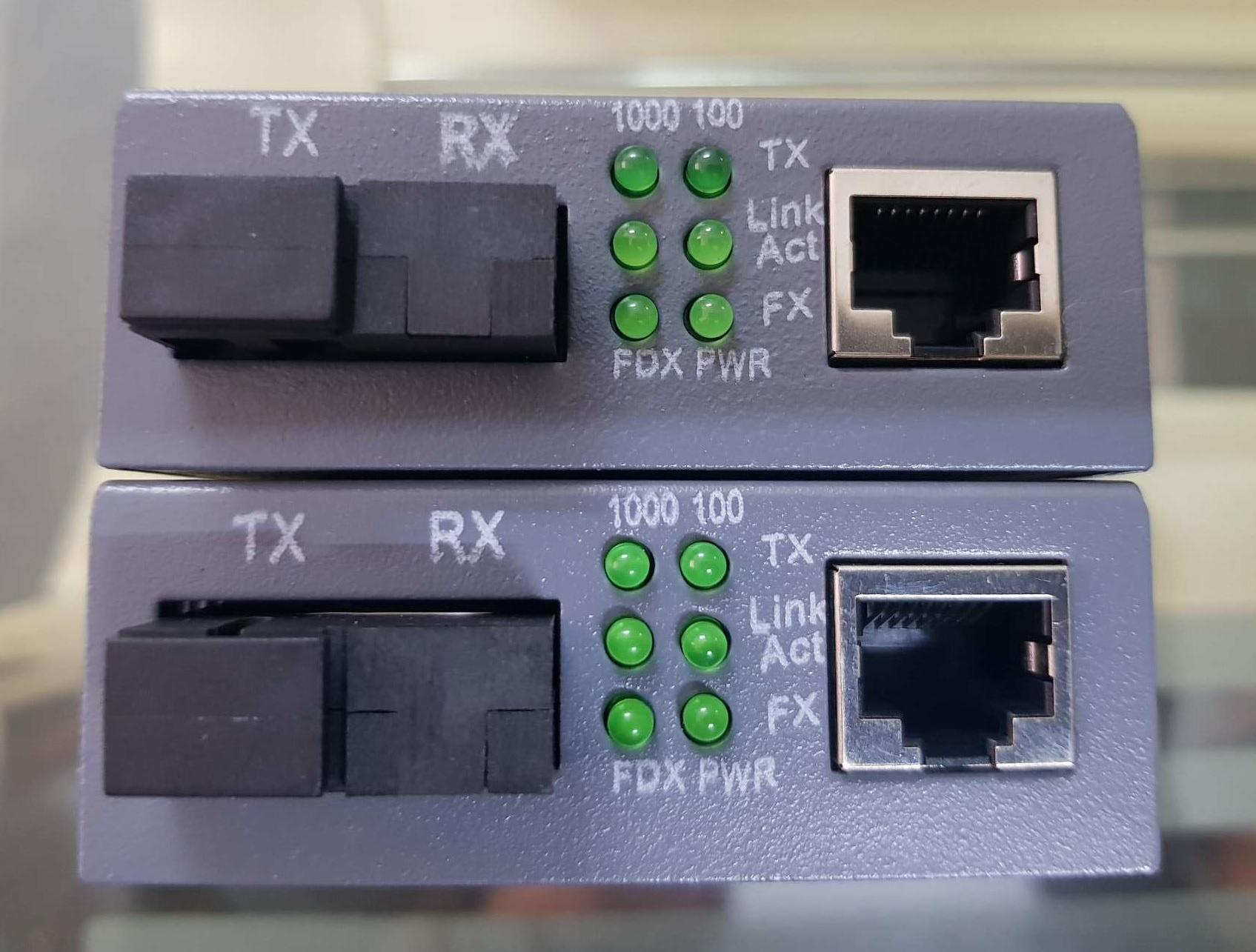 [HCM]Cặp Converter Quang 100MB Netlink Single Mode 1 Sợi Quang. Bh 12 Tháng-1100S