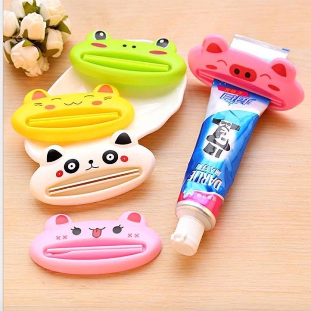 [HCM]SET 2 Dụng Cụ Kẹp Kem Đánh Răng Hình Thú