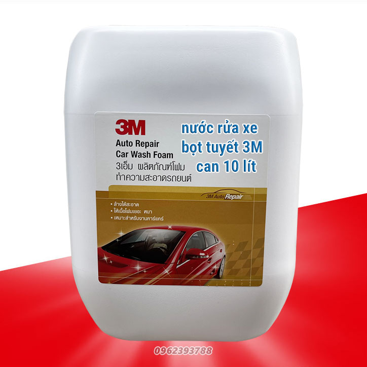 Nước rửa xe 3M bọt tuyết, can 10 lít - Auto Repair Car Wash Foam
